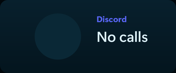The Discord · calls widget