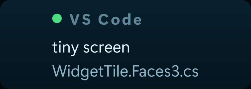 The Code editor widget