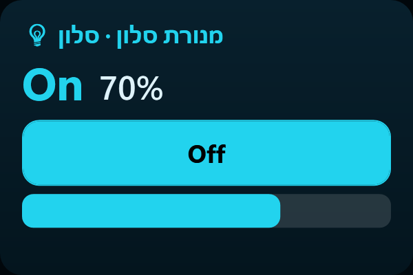 The Home device widget