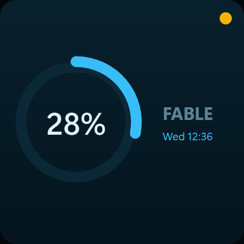 The Claude · Model widget