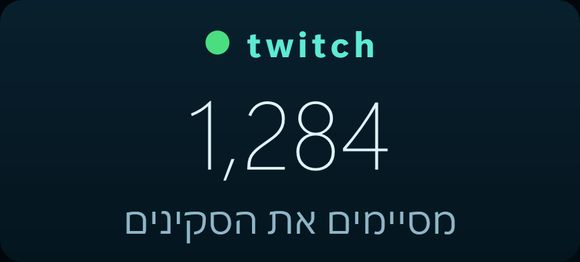 The My stream widget